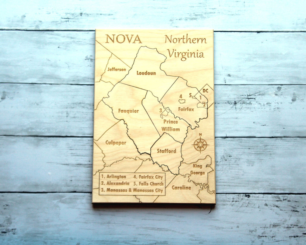 Northern Virginia (NoVA) Puzzle