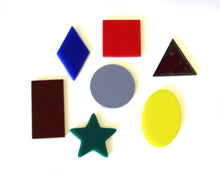 Basic Geometric Shapes, Acrylic Set of 7