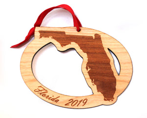 Florida Map Ornament