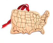 US State Map Ornament