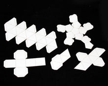 Platonic Solids Cardstock Models, Set of 5