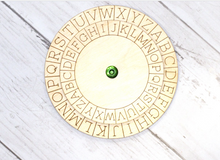 Cipher Wheel, Cipher Disk, Decoder, Encryption, Escape room prop, Cryptology, Encoded Message, Secret, Spy, Espionage, Surveillance