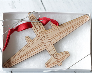 Lockheed U-2 wooden airplane ornament, laser cut, top view, pilot gift, military plane, airplane ornament, WW2, WWII