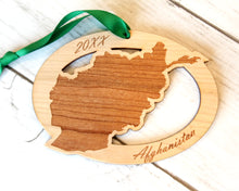 Afghanistan Map Ornament