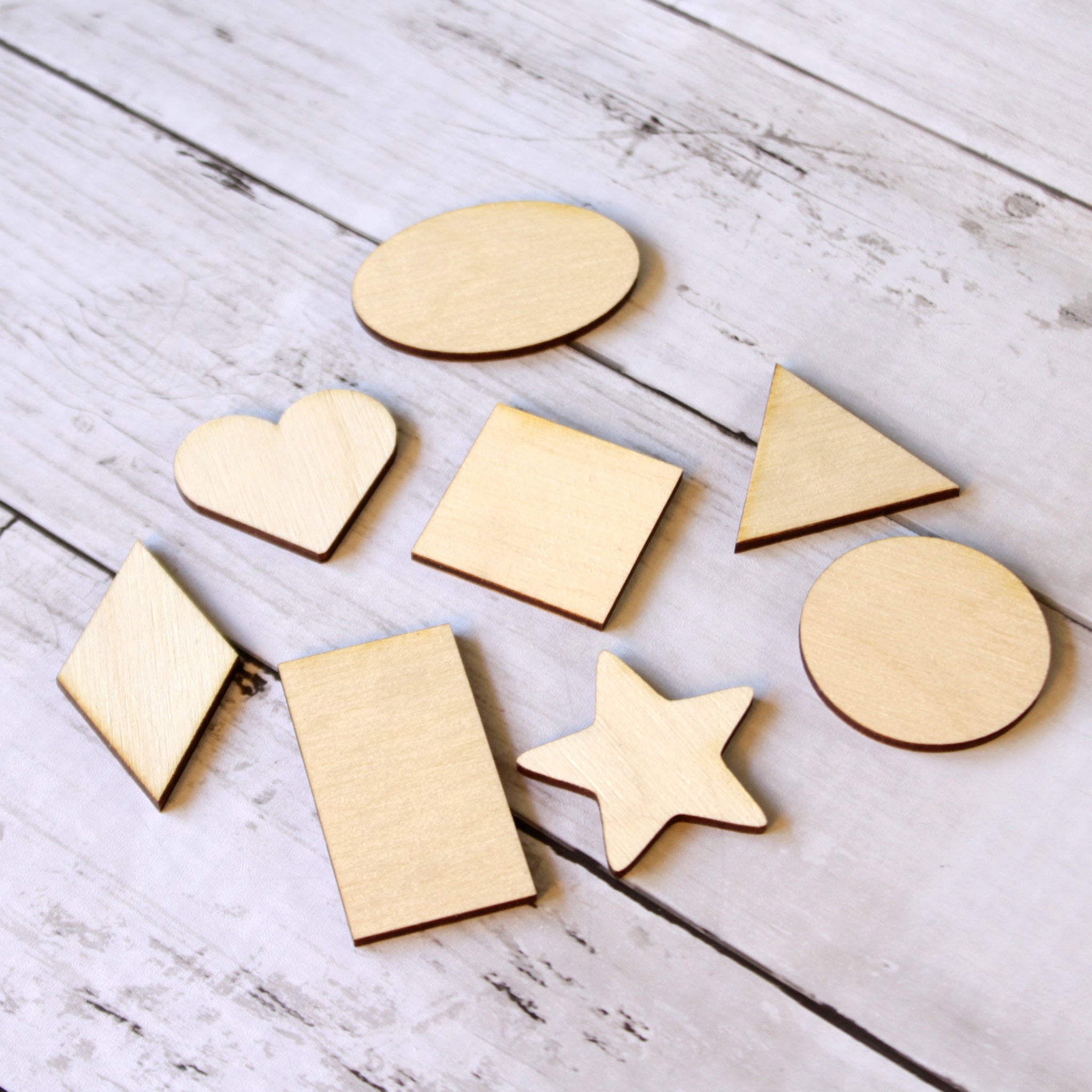 Basic Geometric Shapes, Wooden Set of 7 – Epicycle Designs