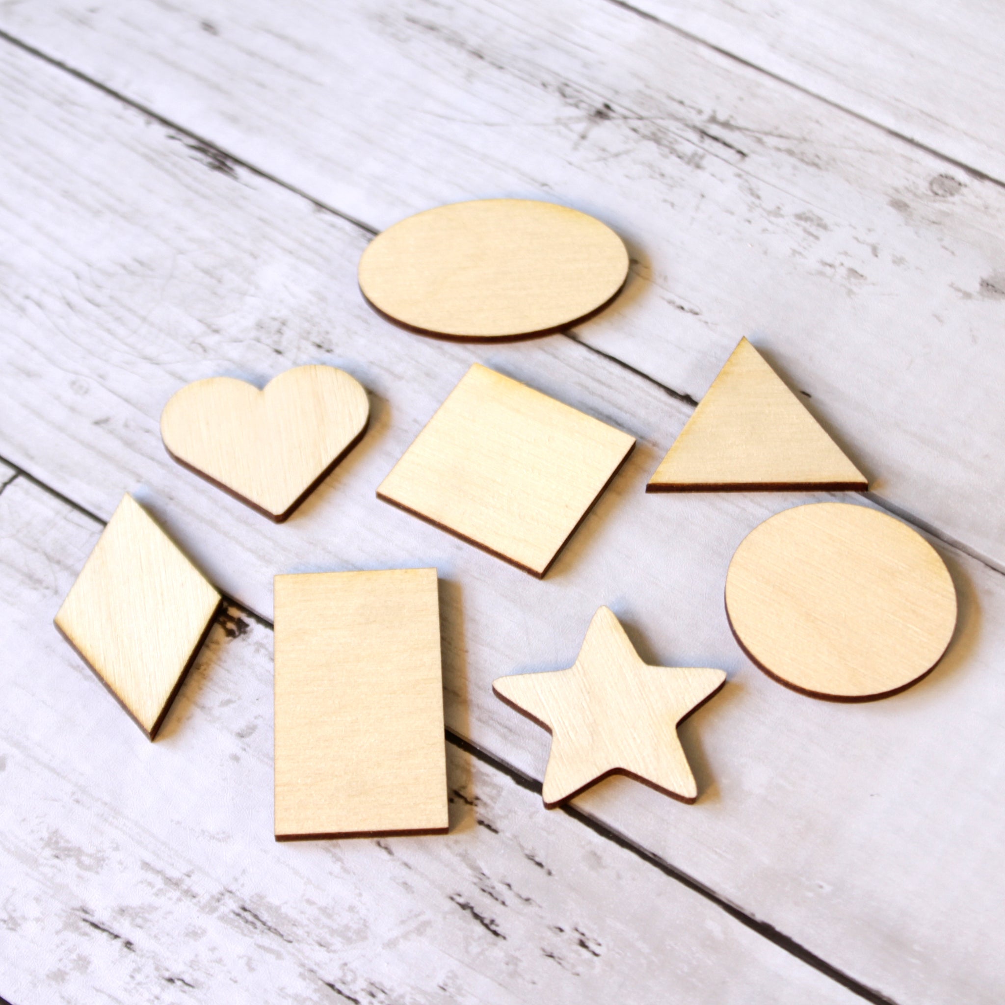 Basic Geometric Shapes, Wooden Set of 7 – Epicycle Designs