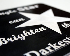 Brightest Star Wall Plaque