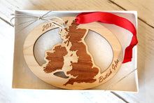British Isles Map Ornament