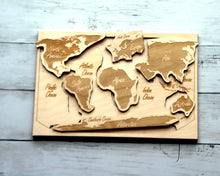 World Continents Puzzle