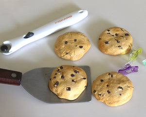 Cookie Pattern Weights, Chocolate Chip -- Set of 6