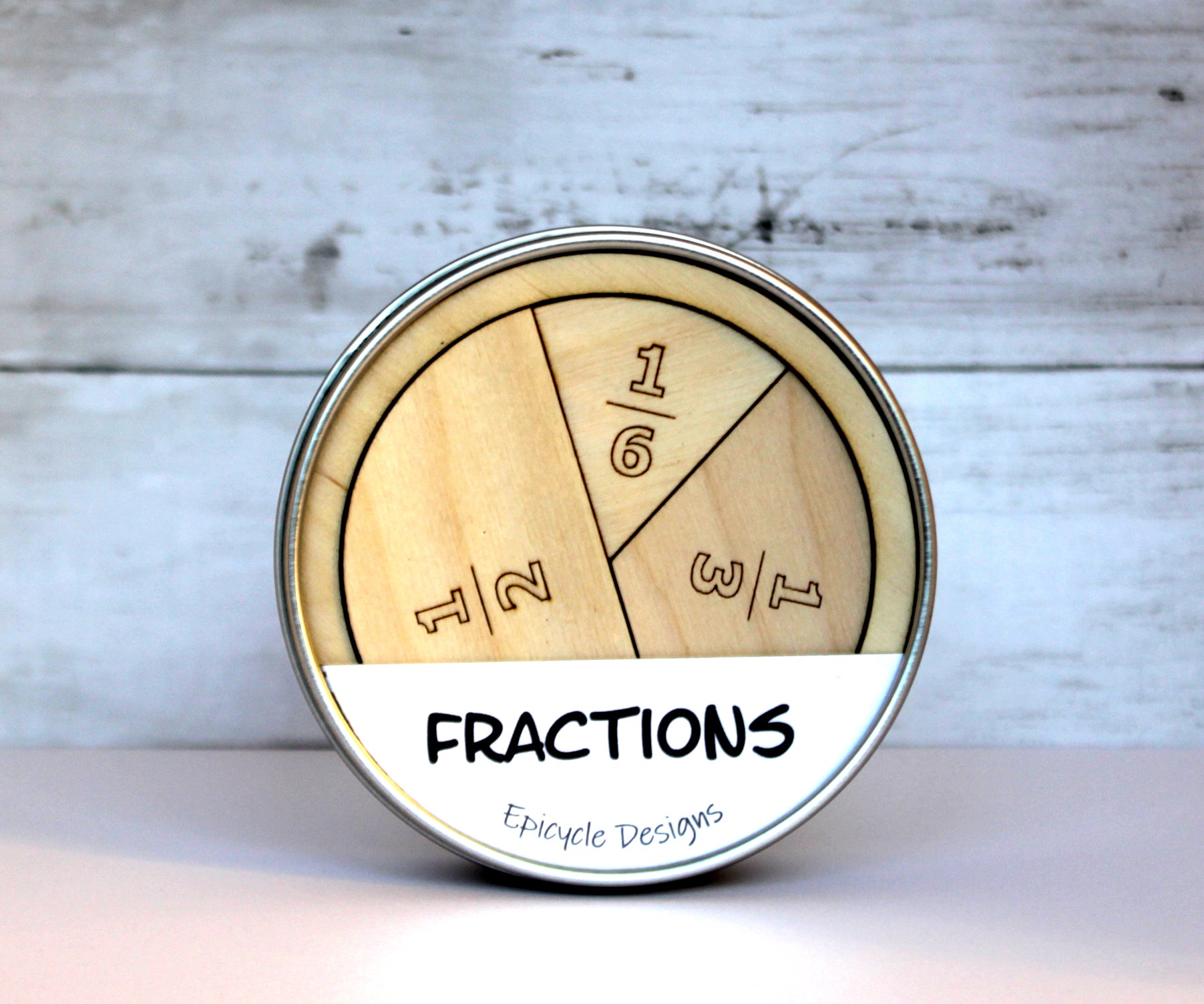 Fractions Learning Aid - Montessori Fractions - Visual Fractions ...