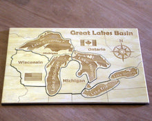 Great Lakes Wooden Puzzle