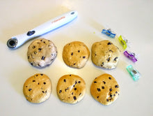 Cookie Pattern Weights, Chocolate Chip -- Set of 6