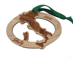 Italy Map Ornament