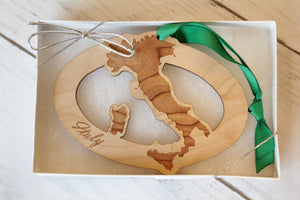 Italy Map Ornament