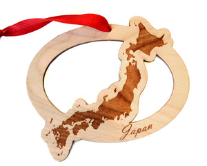 Japan Map Ornament