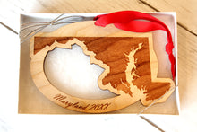 Maryland Map Ornament
