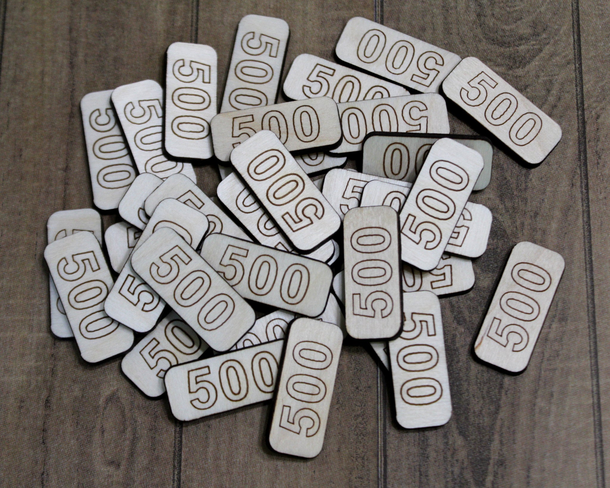 Point Counters for Board Games (1, 5, 10, 25, 50, 100, 500, and 1000 ...