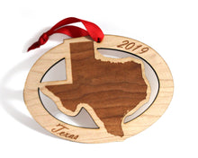Texas Map Ornament