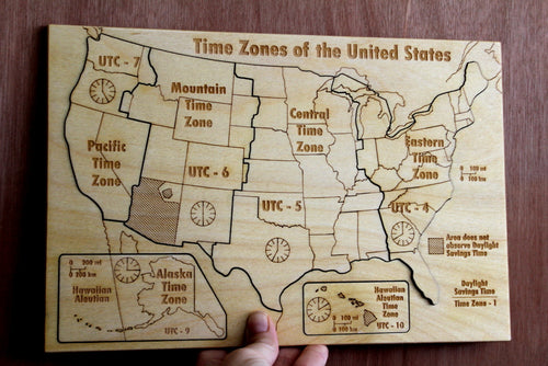 US Time Zone Puzzle