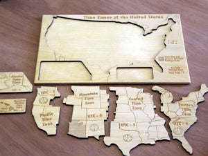 US Time Zone Puzzle