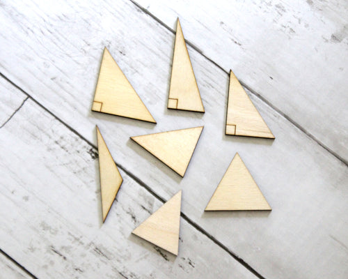 Triangles, Wooden Set of 7