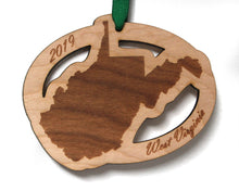 West Virginia Map Ornament